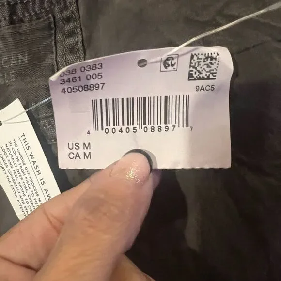 Nwt American eagle women's cropped‎ jacket size medium with zipper and buttons - Picture 8 of 8